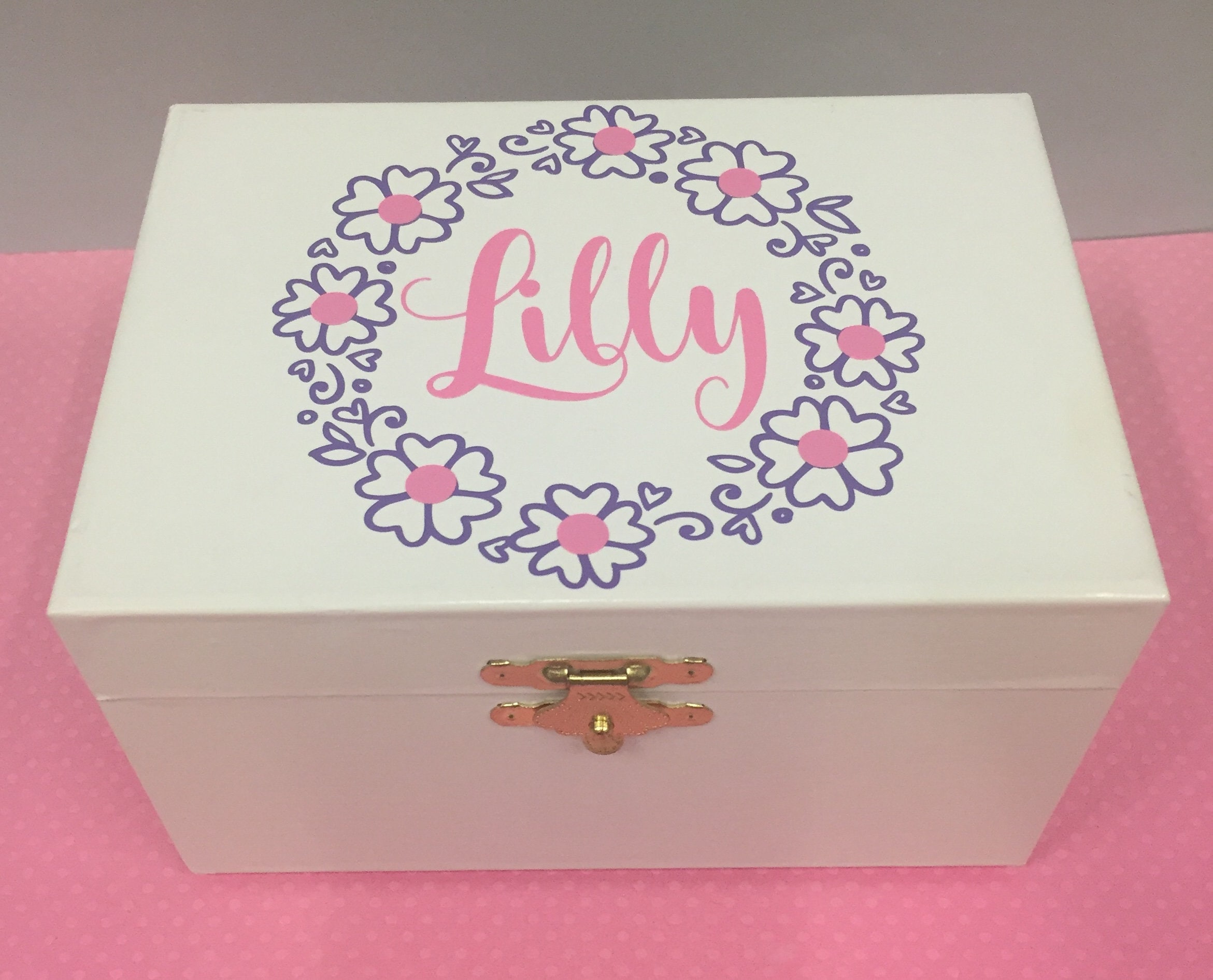 Children's Jewelry Boxpersonalized Musical Jewelry Box Etsy