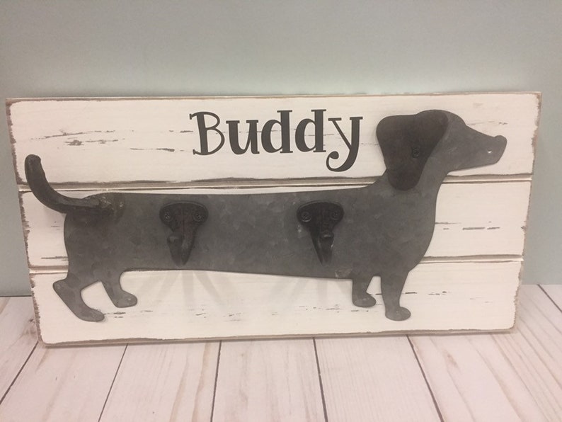 Personalized Dog Leash Holder Personalized Dog Plaque Etsy