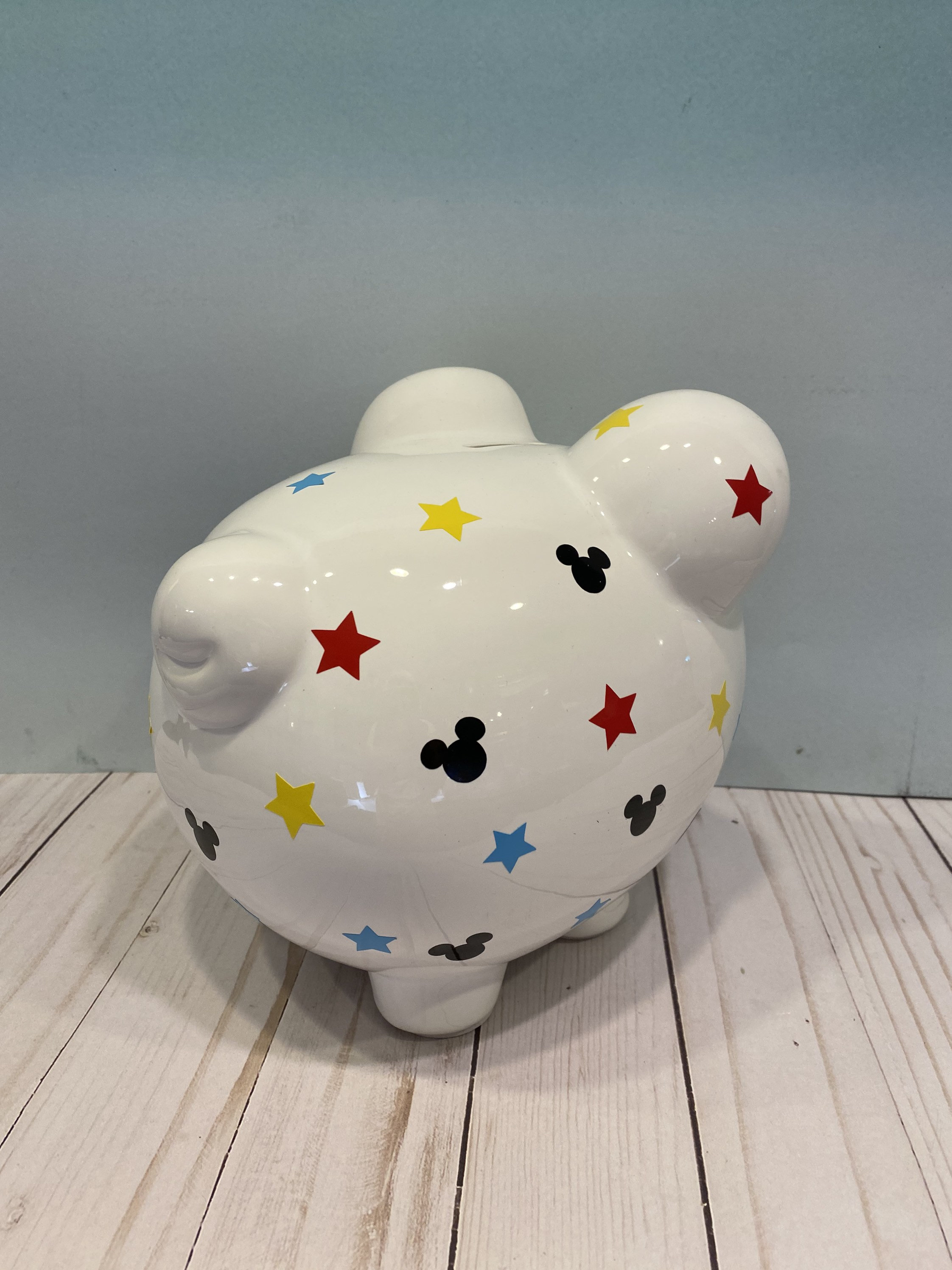 Personalized Large Mickey Piggy Bankmickey Piggy Bankpiggy Etsy