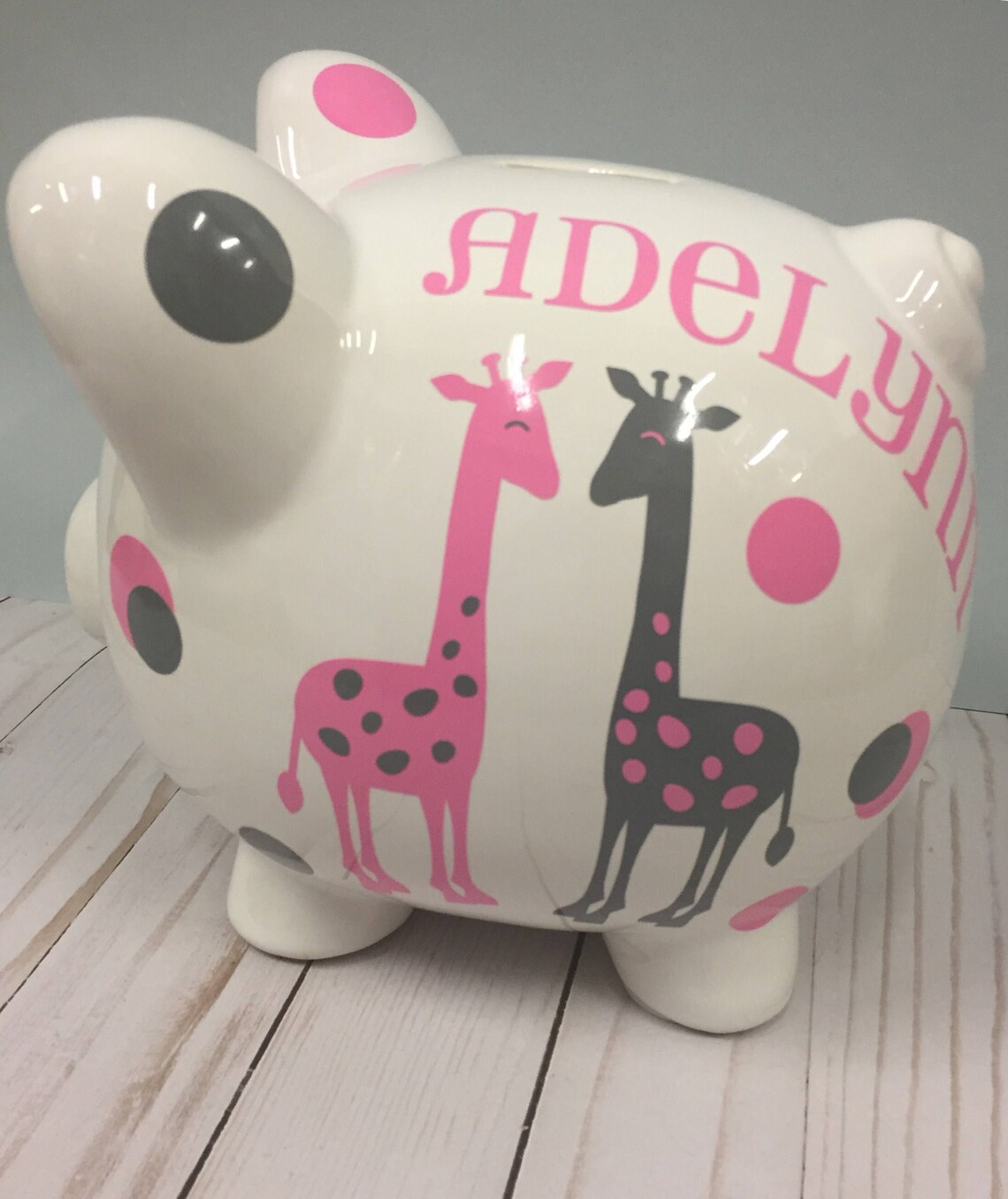 Personalized Piggy Bankpiggy Bank Piggy Bank for Girlspiggy Etsy