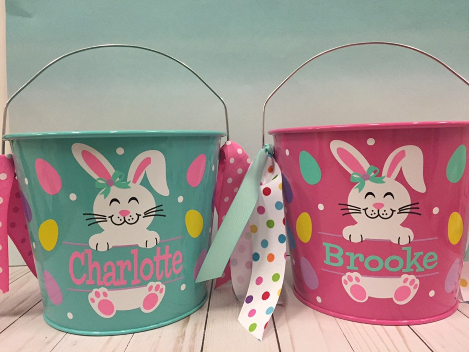 Easterbasketpersonalized Easter Basketpersonalized Basket Etsy