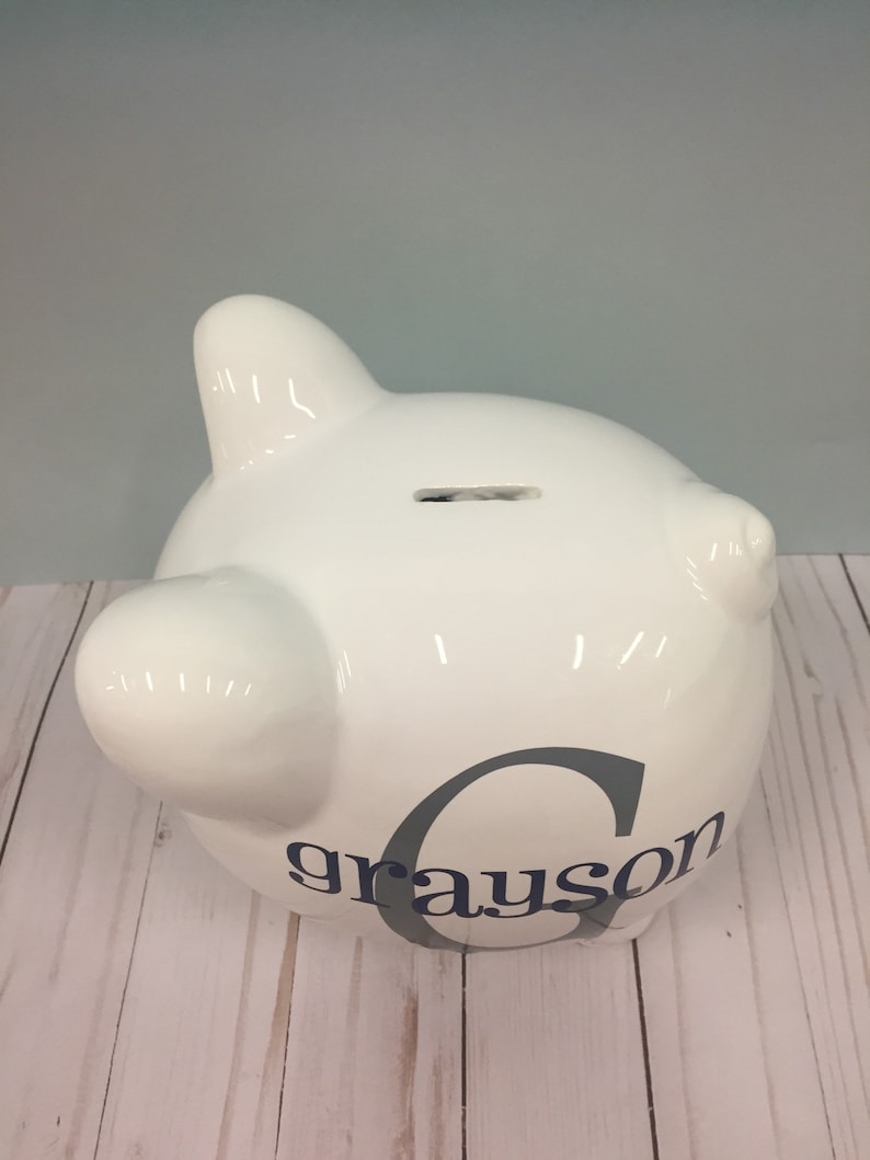 Personalized Piggy BankPiggy BankChildrens Piggy Bank Etsy
