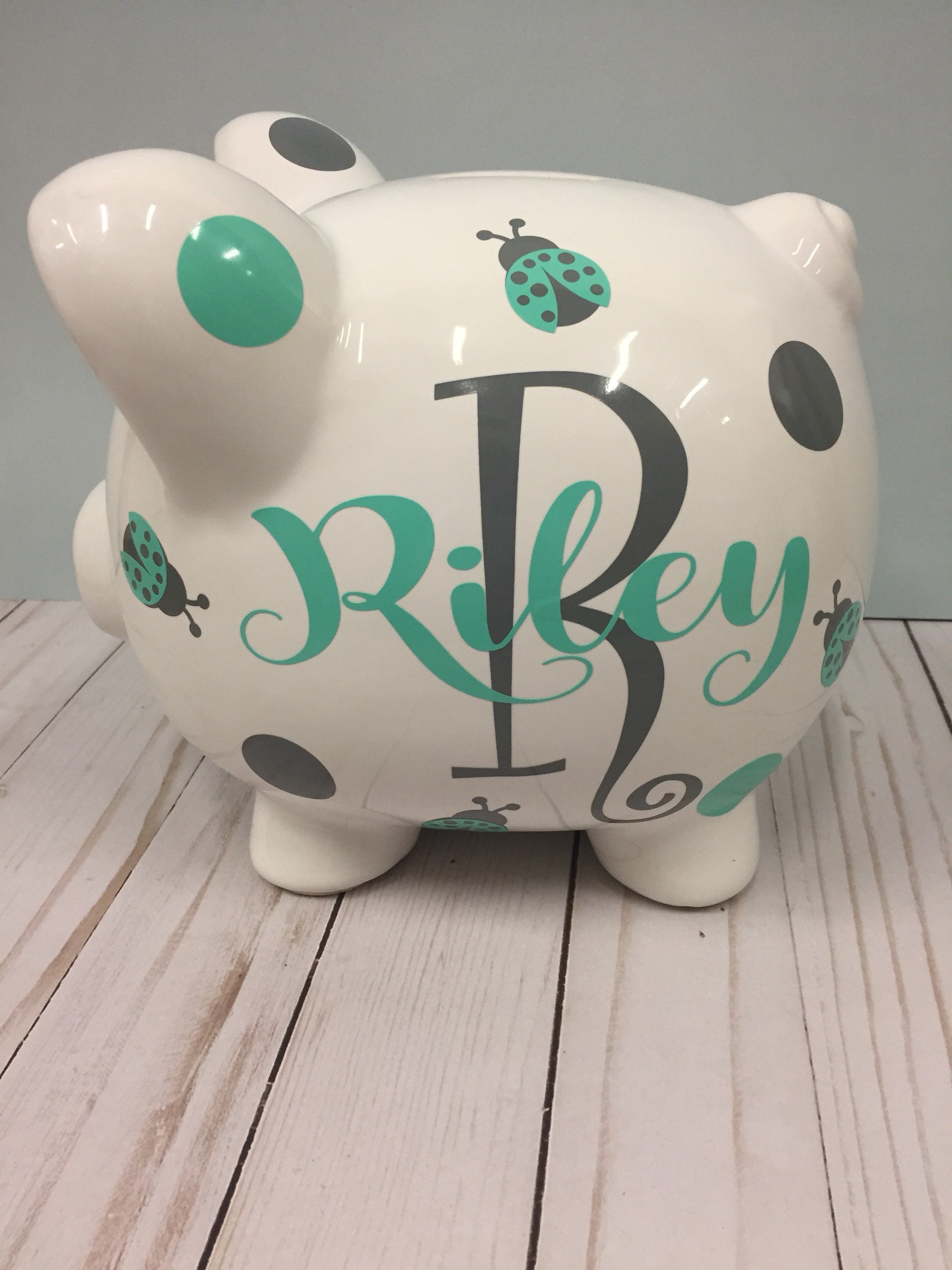 Piggy Bankchildren's Personalized Piggy Banklarge piggy Etsy