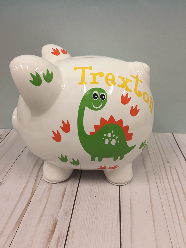 Personalized Piggy Bankpiggy Bankchildrens Piggy Bank Etsy