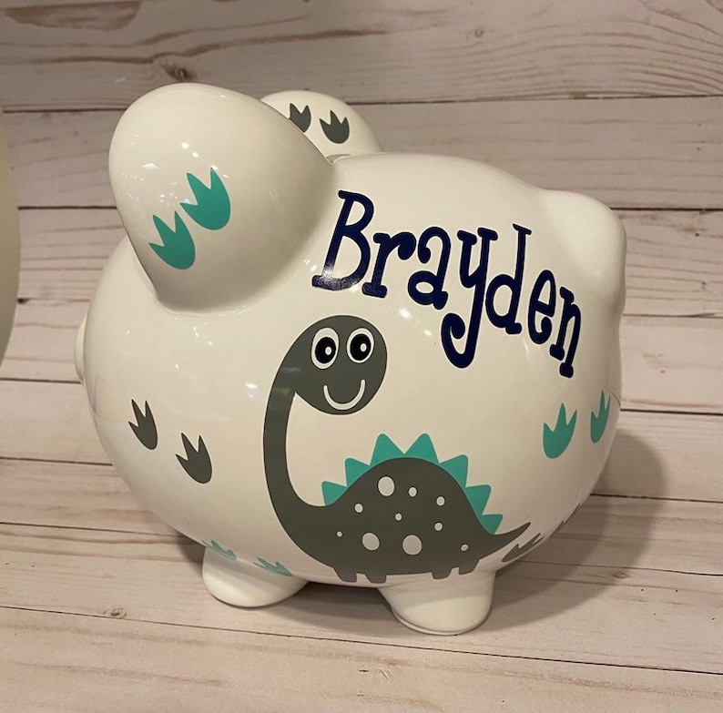 Personalized Piggy Bankpiggy Bankchildrens Piggy Bank Etsy