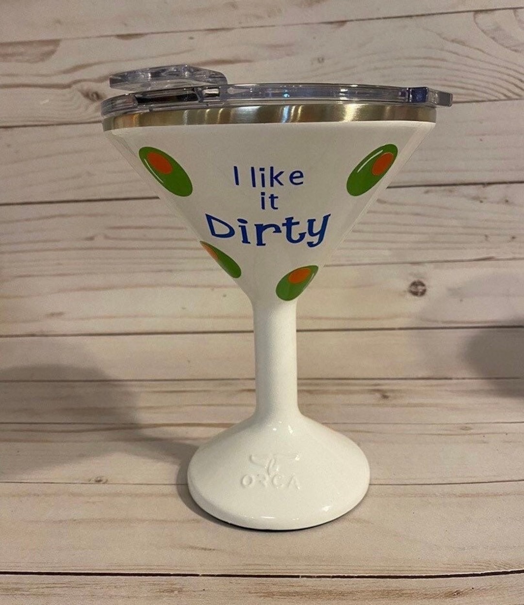 Stainless Martini Cup, Martini Glass, Monogrammed Martini Glass ...