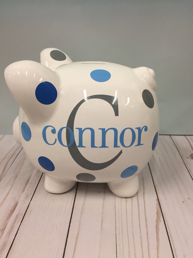 Personalized Piggy Bankpiggy Bankchildrens Piggy Bank Etsy