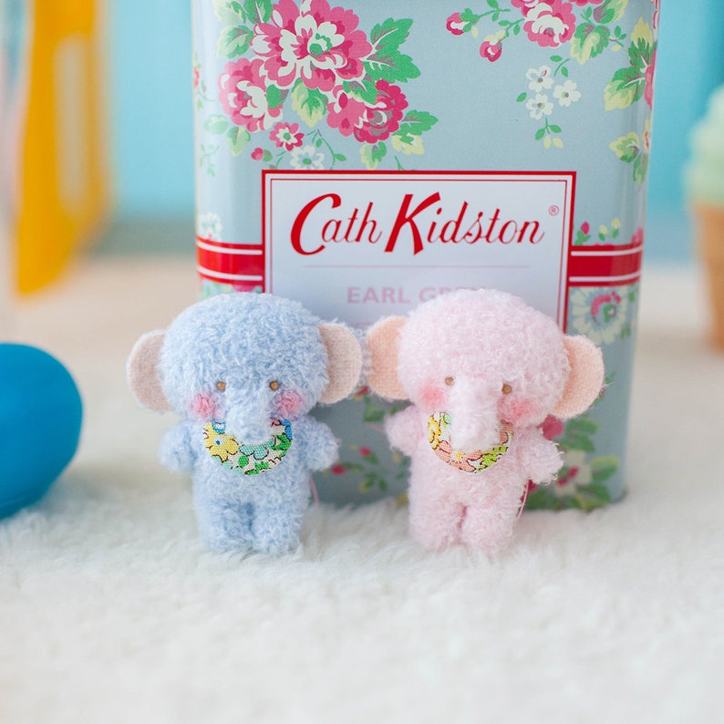 Baby Elephant Miniature Doll Handmade Etsy