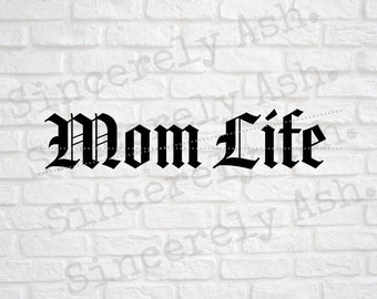 bruge beskyttelse En nat Mom Life Thug Life | Etsy