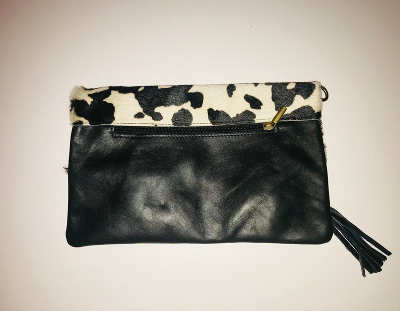 Cow Leather clutch medium size image 4