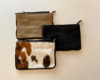 Hide Leather Clutch bags