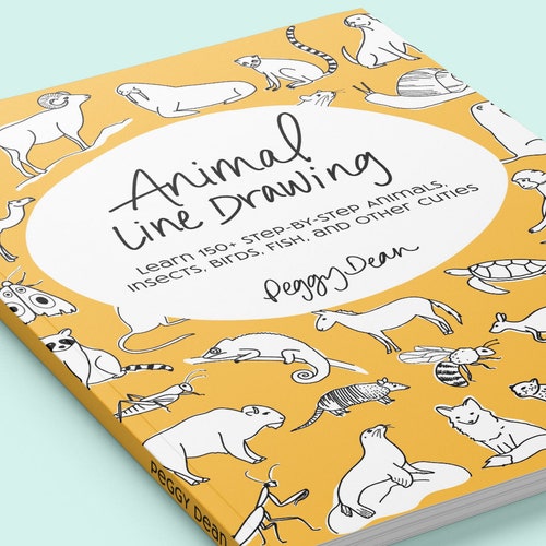 Animal Line Drawing Paperback Book: Learn 150 Step-by-step - Etsy Animal Line Drawing Paperback Book: Learn 150 Step-by-step - Etsy