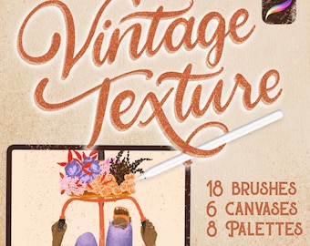 Vintage Texture Procreate Kit