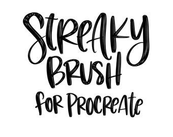 Streaky Brush for Procreate