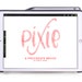 Pixie Procreate Lettering Brush Sparkly Glitter Custom iPad Calligraphy ...