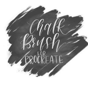 Chalk Brush Pen for ProCreate iPad Pro