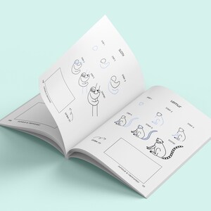 Livre broché sur le dessin au trait d'animaux: apprenez plus de 150animaux, insectes, oiseaux, poissons et autres mignonnes étape par étape image 4