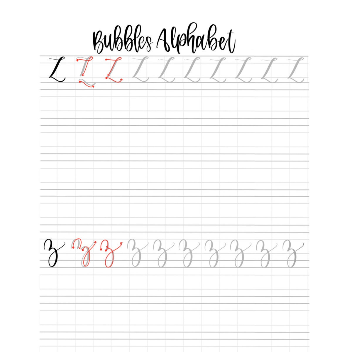 Hand Lettering Practice Sheets Modern Calligraphy Guide Etsy Hand Lettering Practice Sheets Modern Calligraphy Guide Etsy