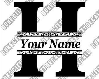 letter h monogram etsy