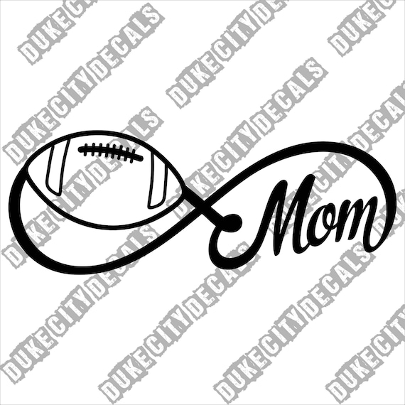 Football Mom Car Decal Vinyl Car Decal Football Mom Decal Football Mom Car Sticker Vinyl Car Sticker Football Mom