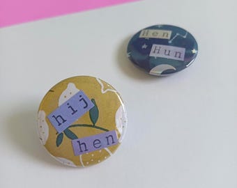 Dutch pronoun button with 1 pronoun