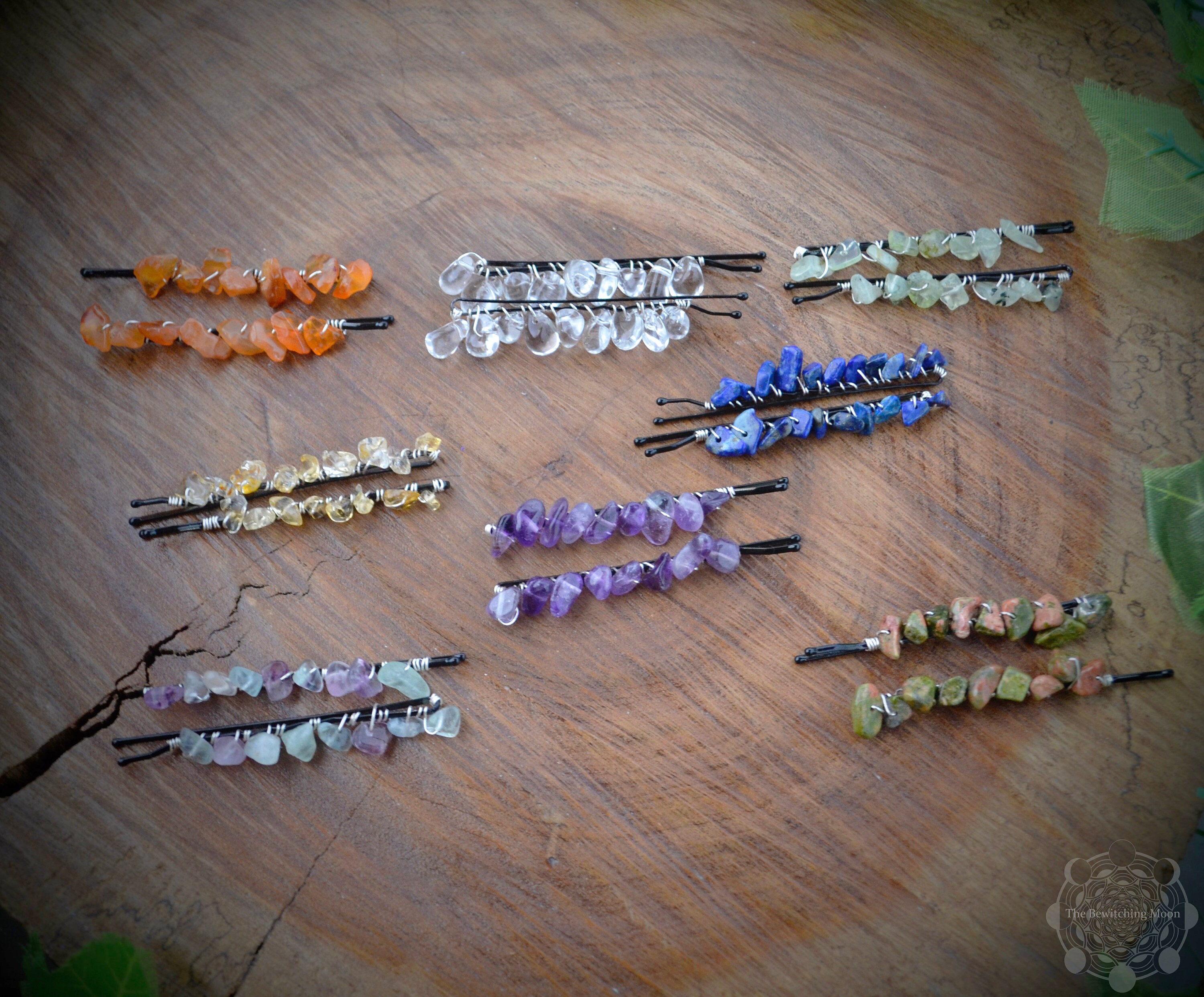 Crystal bobby pins assorted crystal hair pins bridal hair Etsy