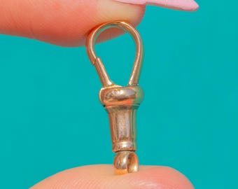 Antique 9ct Gold Dog-Clip Clasp