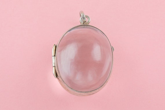 Victorian Silver Pools of Light Locket, (34.00ct)