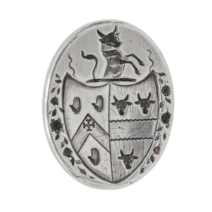 Georgian Solid Silver Seal Fob, Barker Brothers