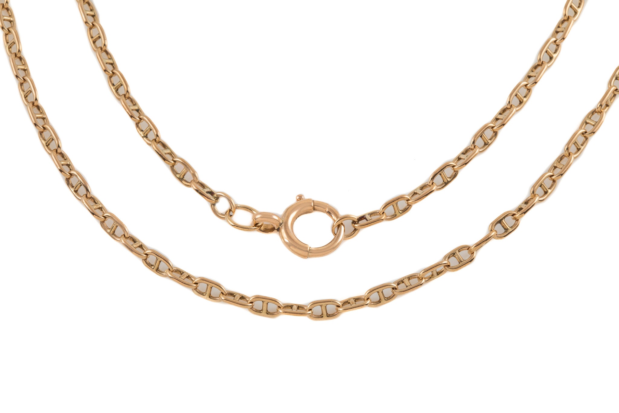 Antique Gold Mariner Link Chain 28 20 