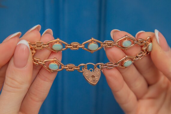 Opal and gold bracelet outlet