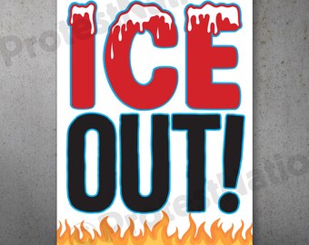 Ice Out PRINTABLE Protest Poster |  Anti Trump Protest Sign