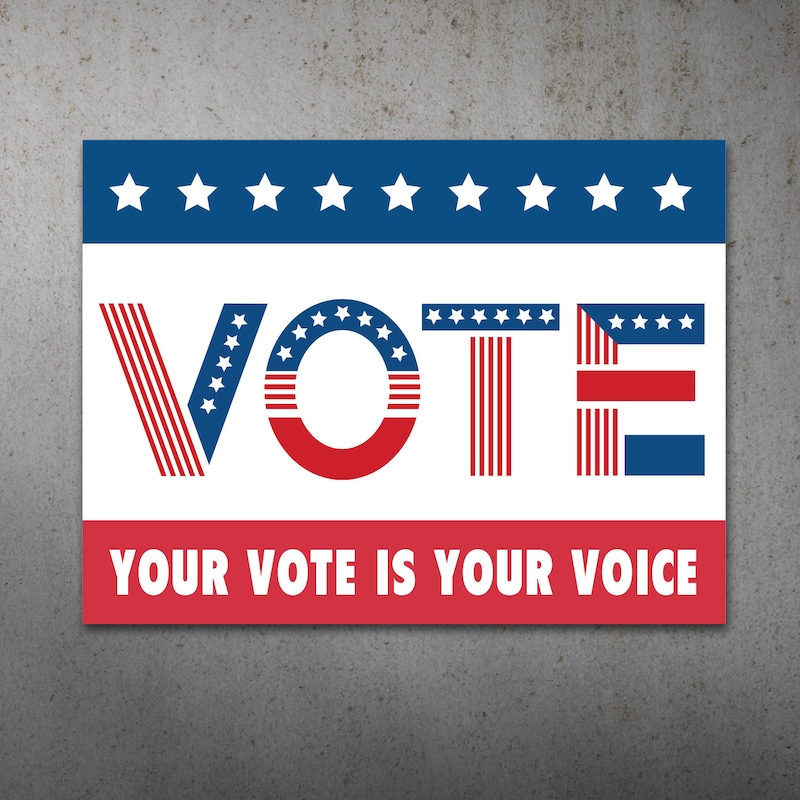 Vote Signs Printable - Etsy
