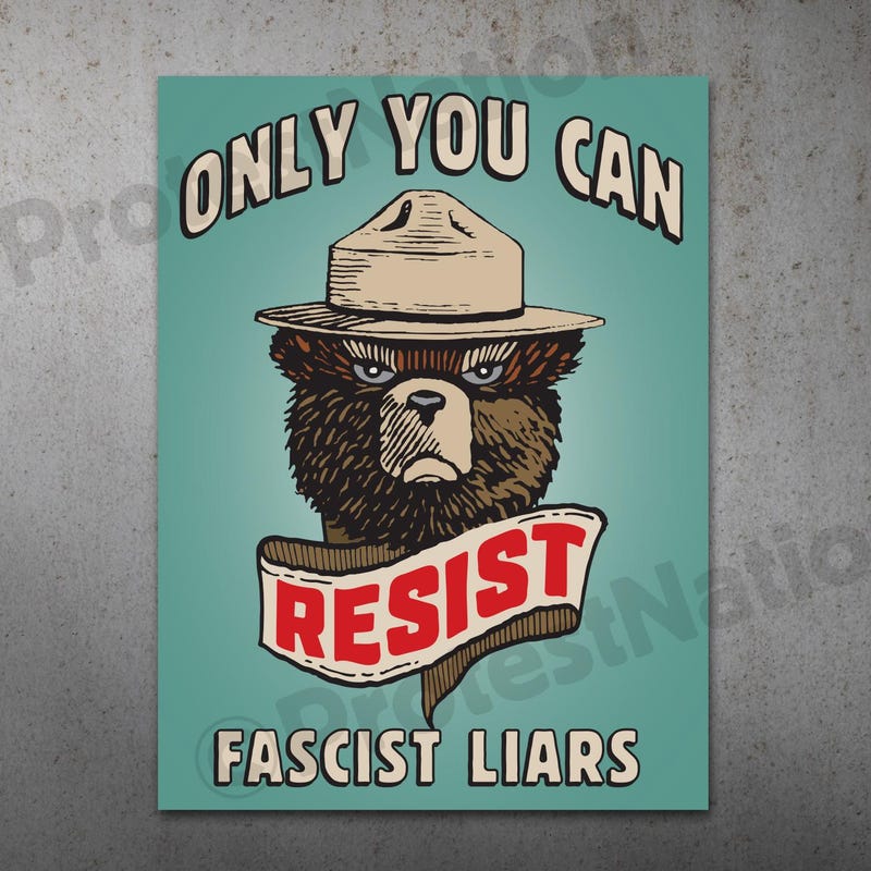 thumbnail image 2 of Anti-Trump Woman Million March Resist Window Decal Vinyl Bumper Sticker 5 2 of 11