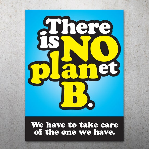 There Is No Planet B Printable Protest Poster Science March Etsy