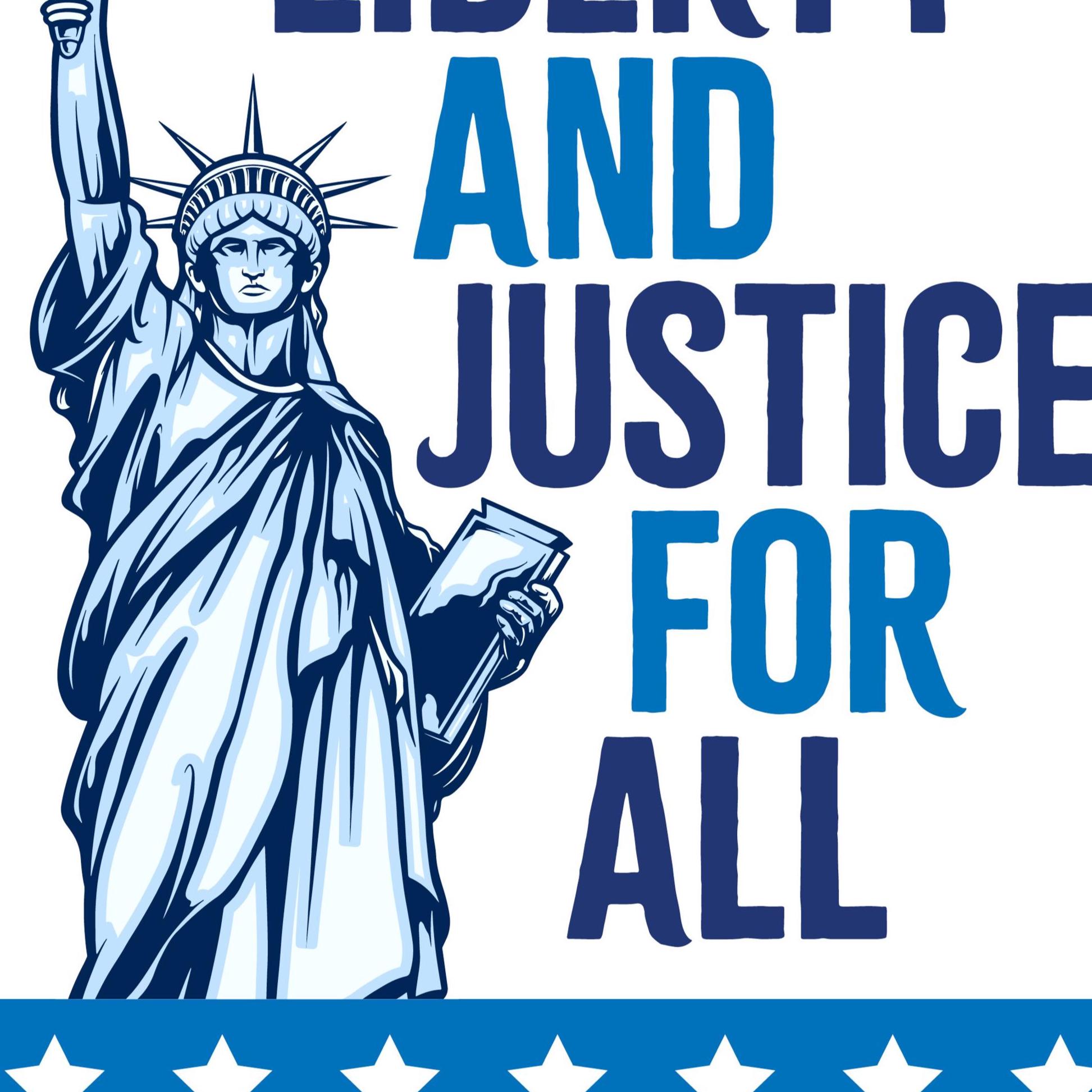 With Liberty and Justice for All PRINTABLE Protest Poster - Etsy