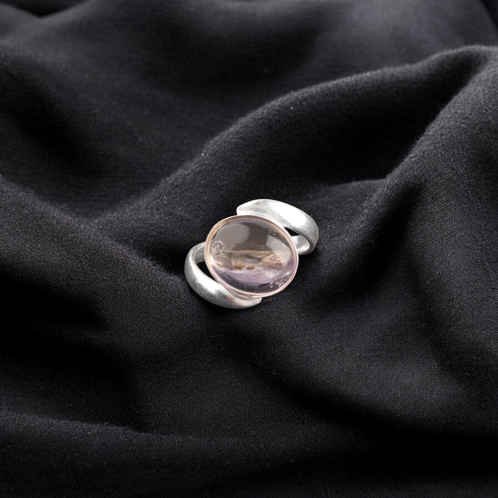 Anello In Argento 925 Con Ametrina E Perlina Di Ametista - Gioielli - Foto 8