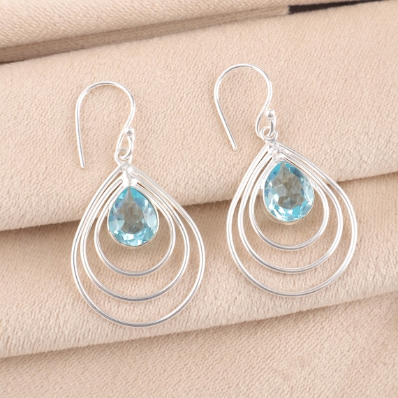 Orecchini In Argento Con Pietra Preziosa Di Ametista Africana - Foto 8