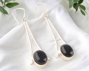 Acquista Orecchino a bottone in argento sterling 925 con pietra di luna naturale in Italia a partire da 23