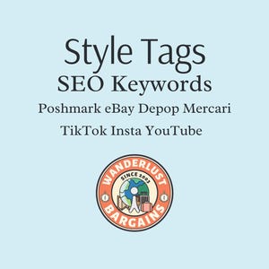 SEO Keywords 2026 Fashion Style Tags 150 Trending Hashtags | Instant Digital Download