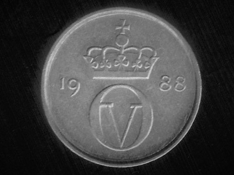 Norway 10 Ore Coin 1988
