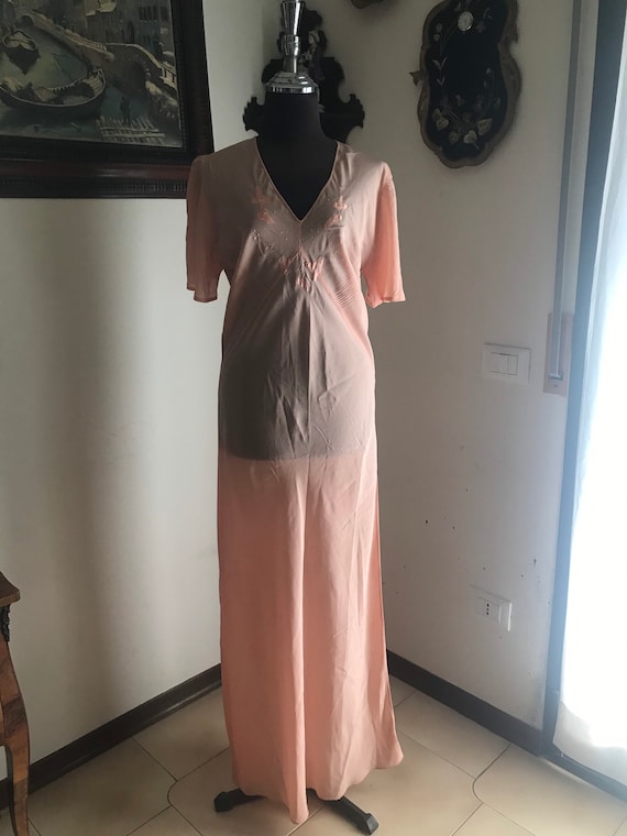 Silk nightgown