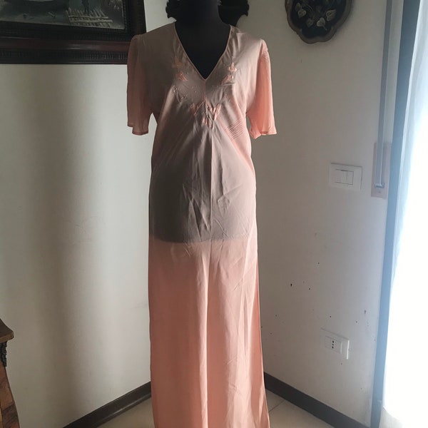 Silk Nightgown Etsy