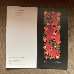 IMPRESIÓN DE MAPA DE FLORES del original de FLORES Y HOJAS REALES