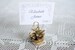 10 pcs Golden Pine Cone Place Card Holders Rustic Woodland Wedding Escort Card Holders Table Number Holders Fall Wedding 