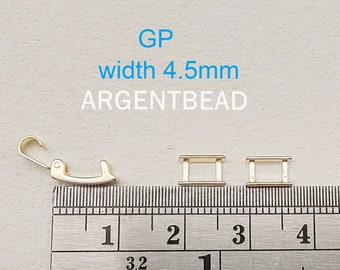 6sets 14k Gold Plated Brass Bracelet Extender Set: Jewelry Clasp Extension wholesale jewelry supplies Argentbead