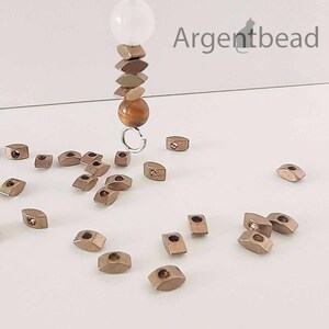 eyelet chevron brass bead spacer