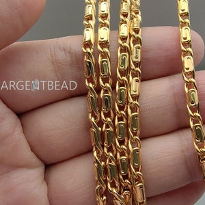18k spiral cable chain