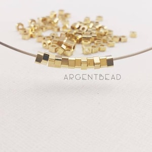 Best seller 25pcs 4x4mm raw brass square cube, raw brass finding square cube DIY Jewelry making supplies AGBRA387 /AG260 Argentbead