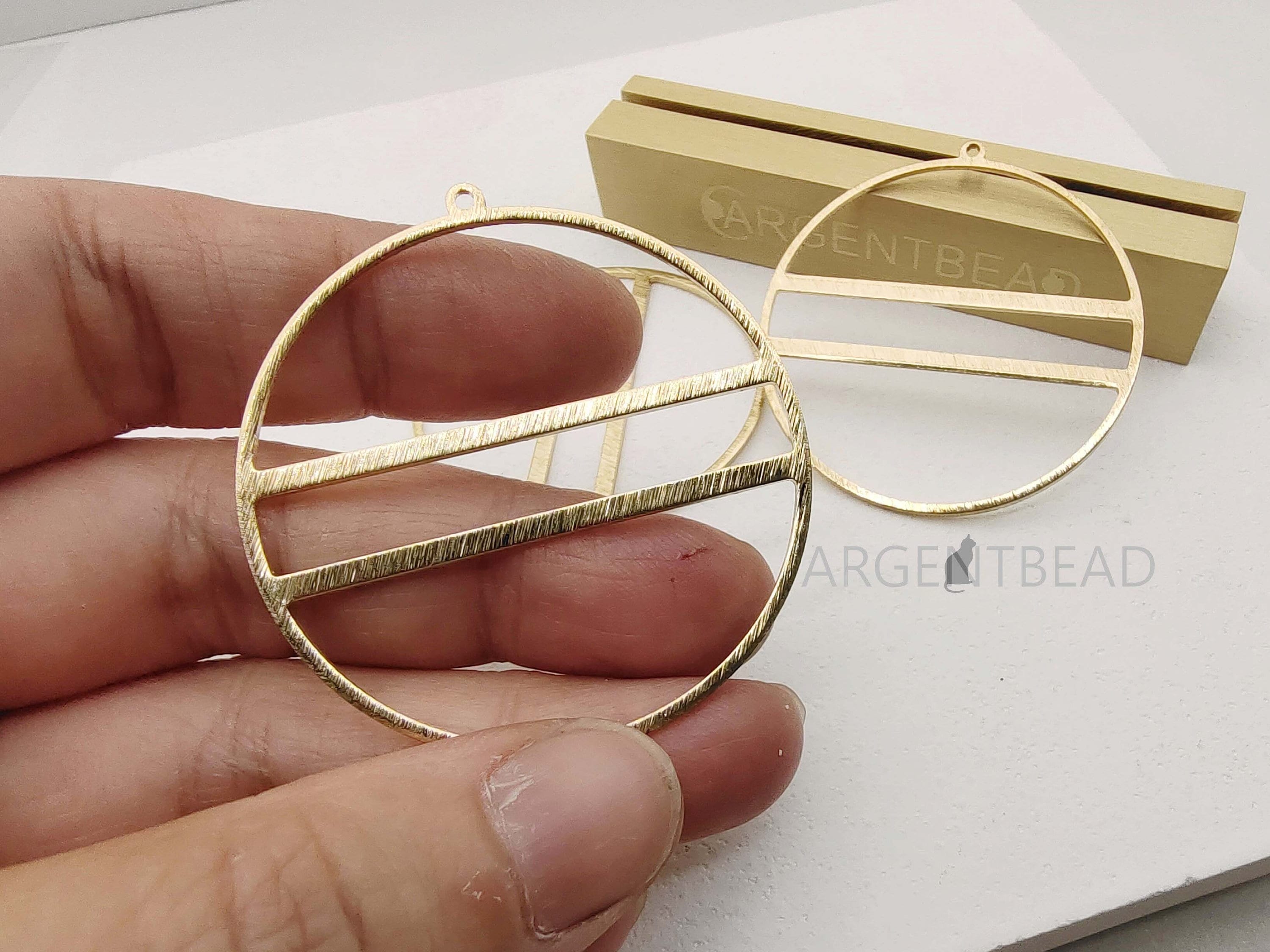 10 Piezas De Dijes Redondos De Latón Crudo Para Collar, Cuentas De Latón Con Filigrana, 1 Bucle, Pátina Verde Azulada Orgánica Para Joyería Hecha A Mano, Dije De Encaje Bohemio DIY 804 - México